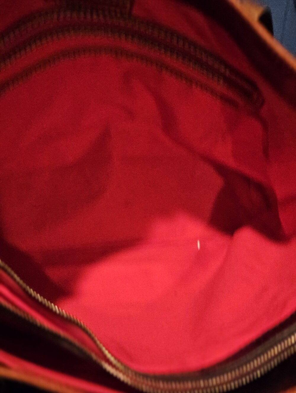 Dooney & Bourke Purple Croc-Embossed Tote with Brown Trim. Comes With dust bag. - Picture 12 of 13
